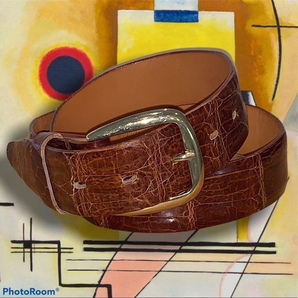 Accessories - Genuine Alligator Leather Belt
